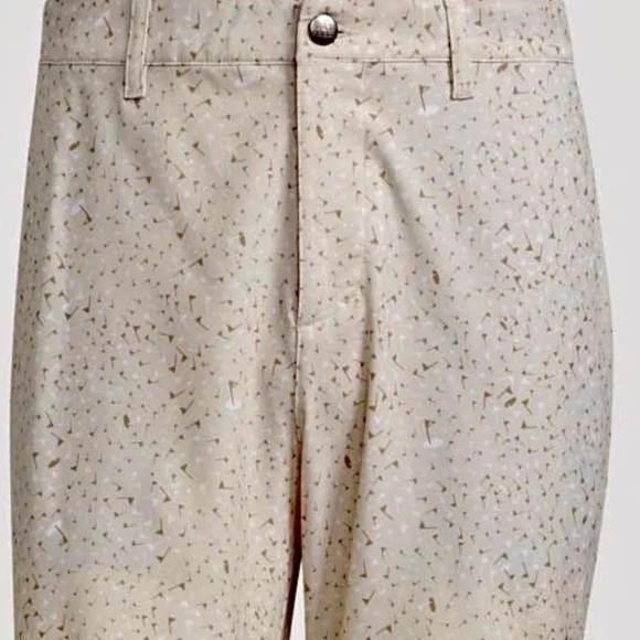 adidas Other - NEW Men ADIDAS Ultimate 365 Flag Print Golf Short HA9126 Clear Brown Hemp 10”